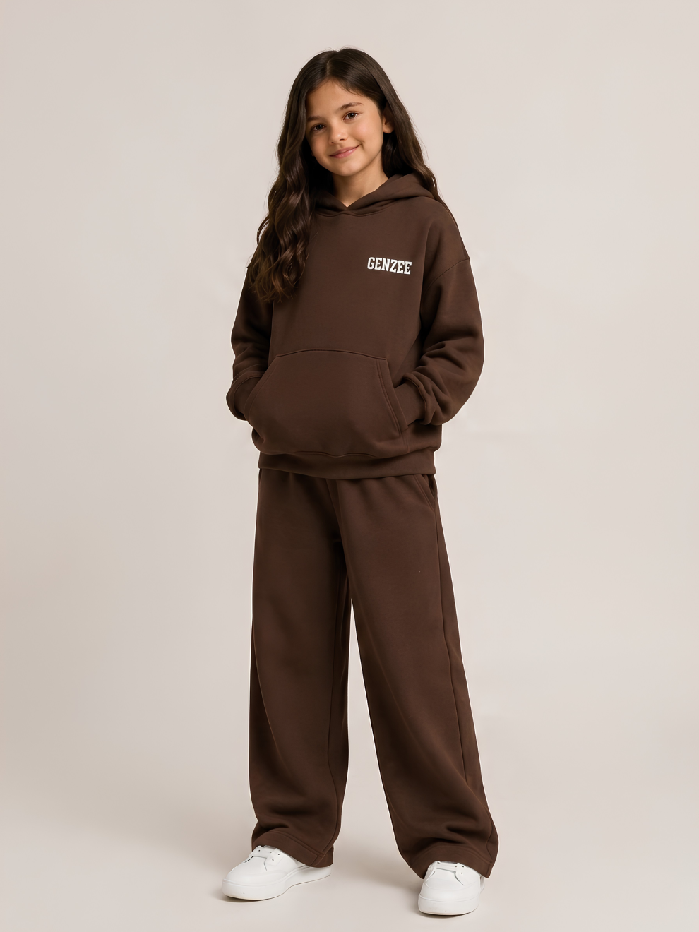 GenZee Girls Set - Brown