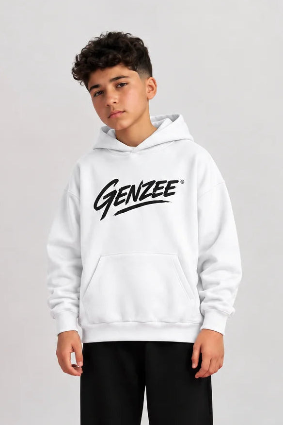 boys Hoodie - White