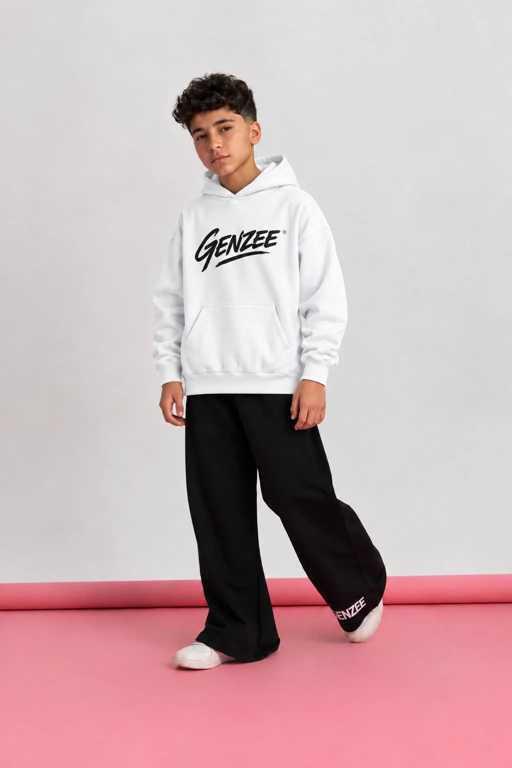 boys Hoodie - White