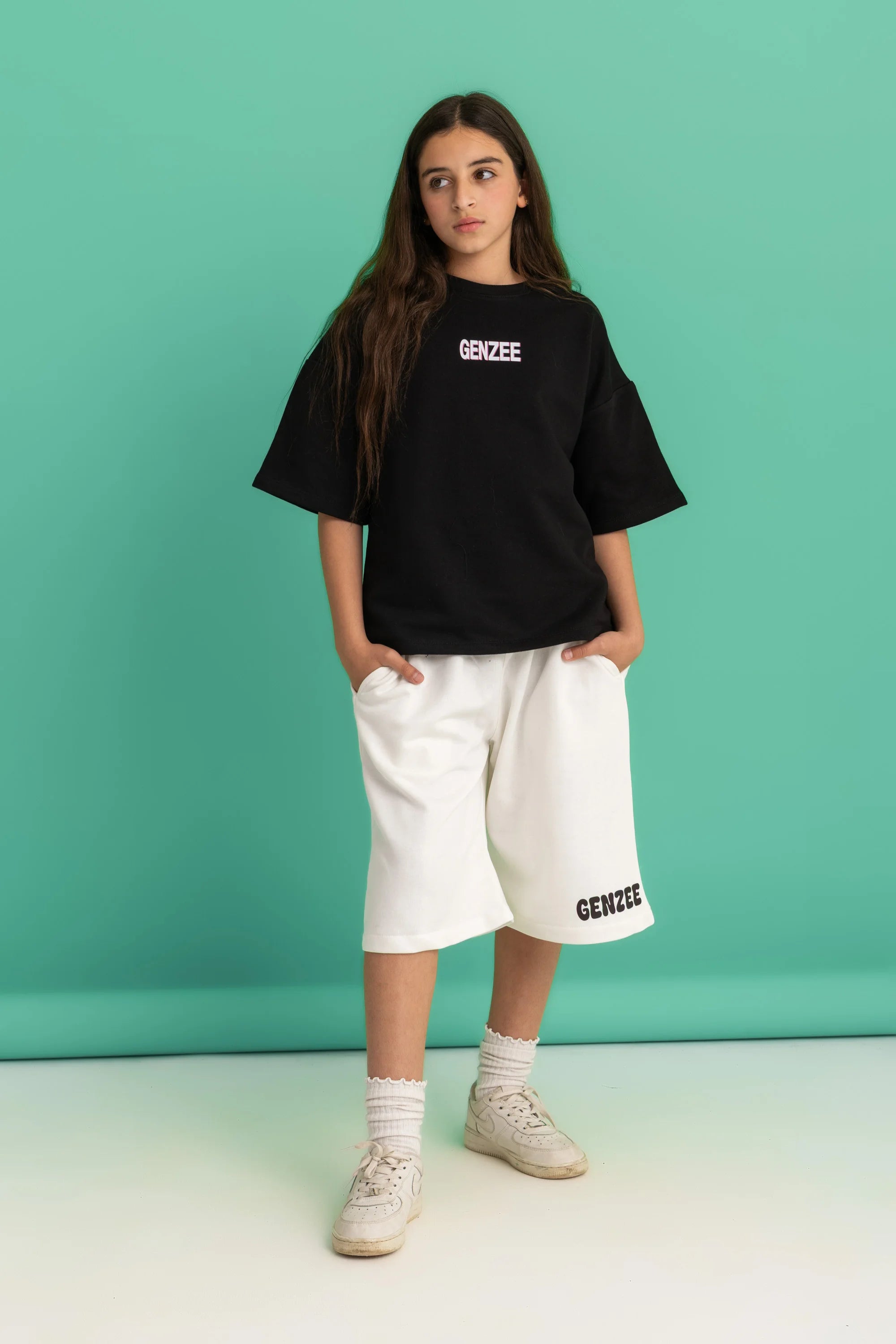 Longline Girls Shorts