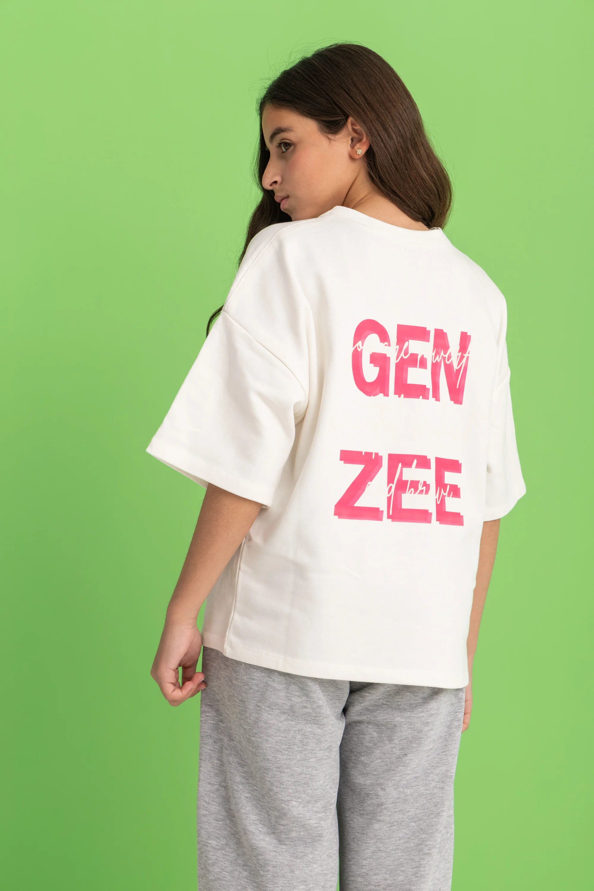Girls’ Long Oversized T-Shirt
